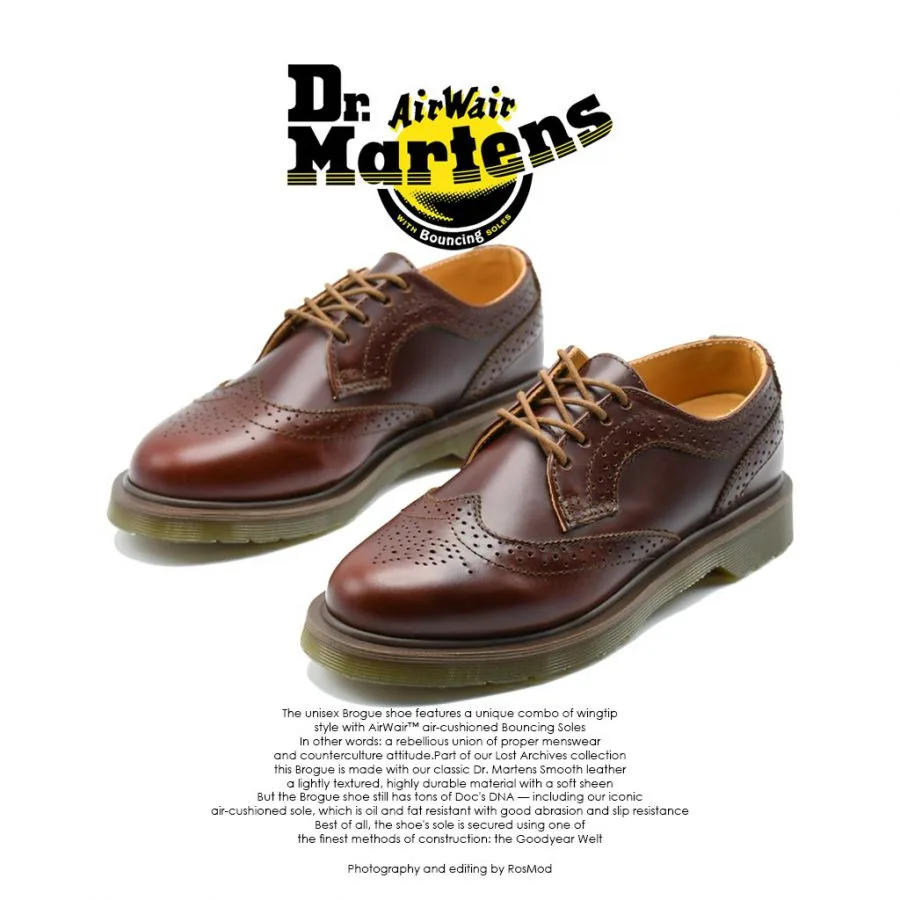 Dr Martens Irene Brogue Burgundy