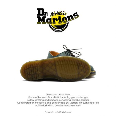 کفش سه بند سبز دکتر مارتینز