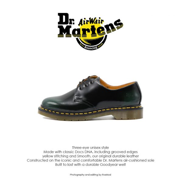 Dr Martens 1461 Black/Green