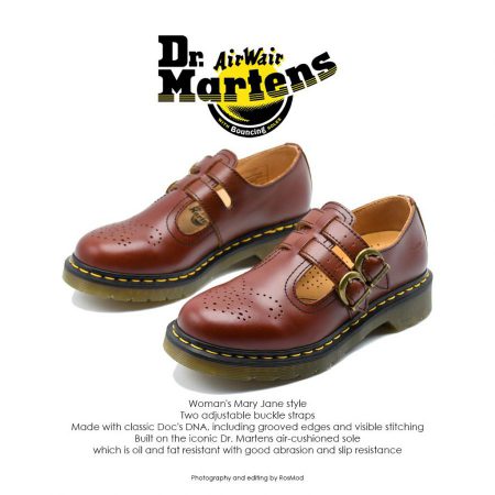 Dr Martens Mary Jane Cherry Red
