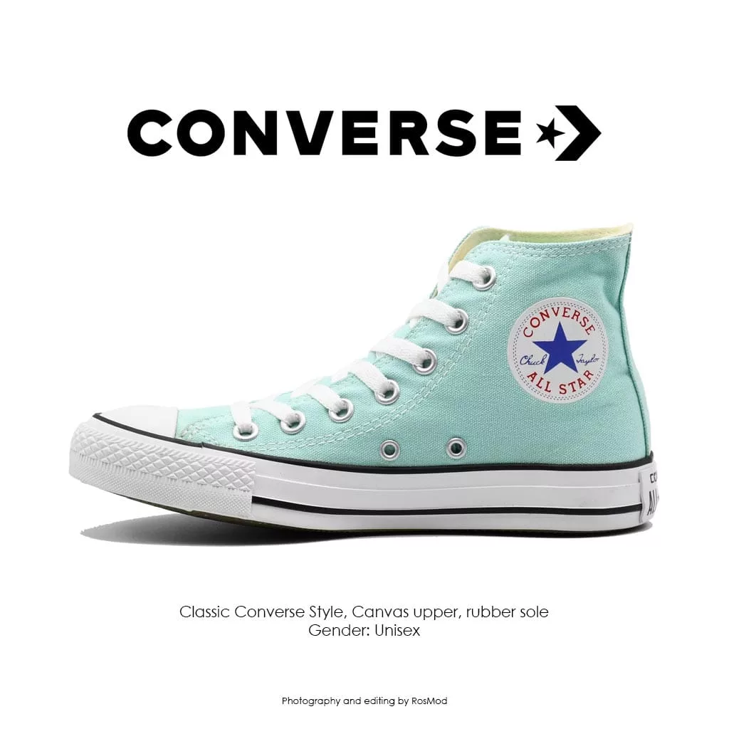 کتانی کانورس آل استار - Chuck Taylor Converse All Star High Cyan