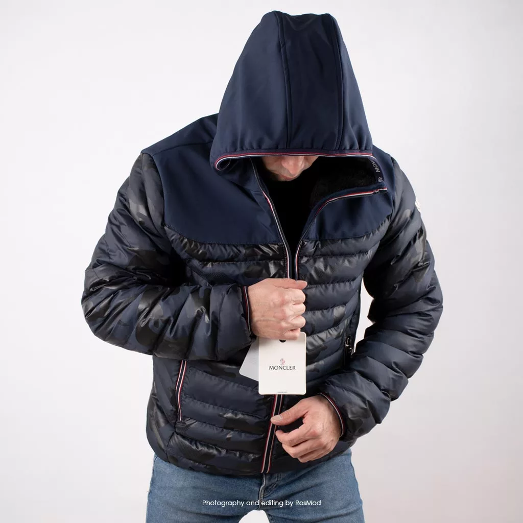 Moncler Puffer Jacket Longue Saison Dark Navy