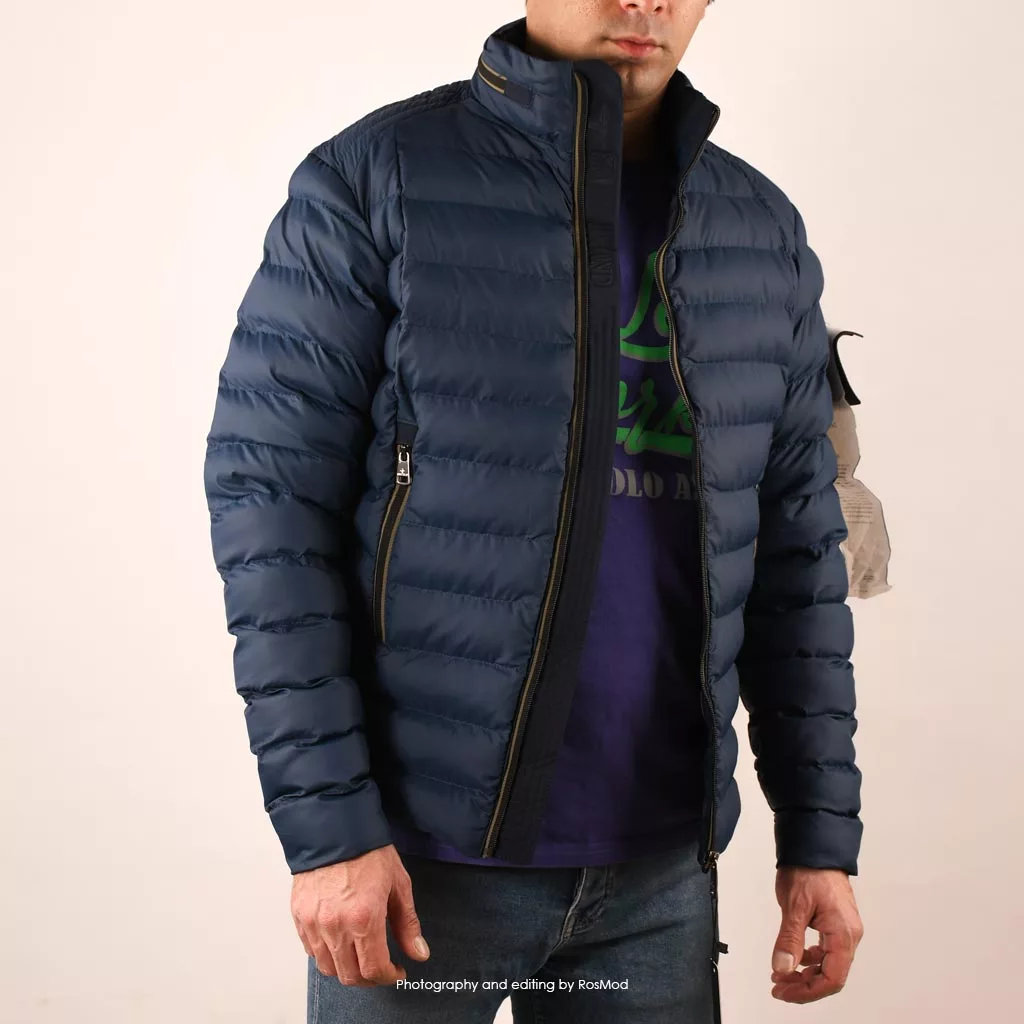 Stone Island Navy Puffer Jacket