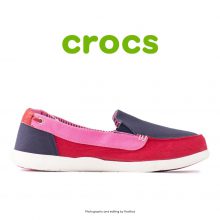 Crocs Walu Canvas Loafer Nautical Navy/Pepper