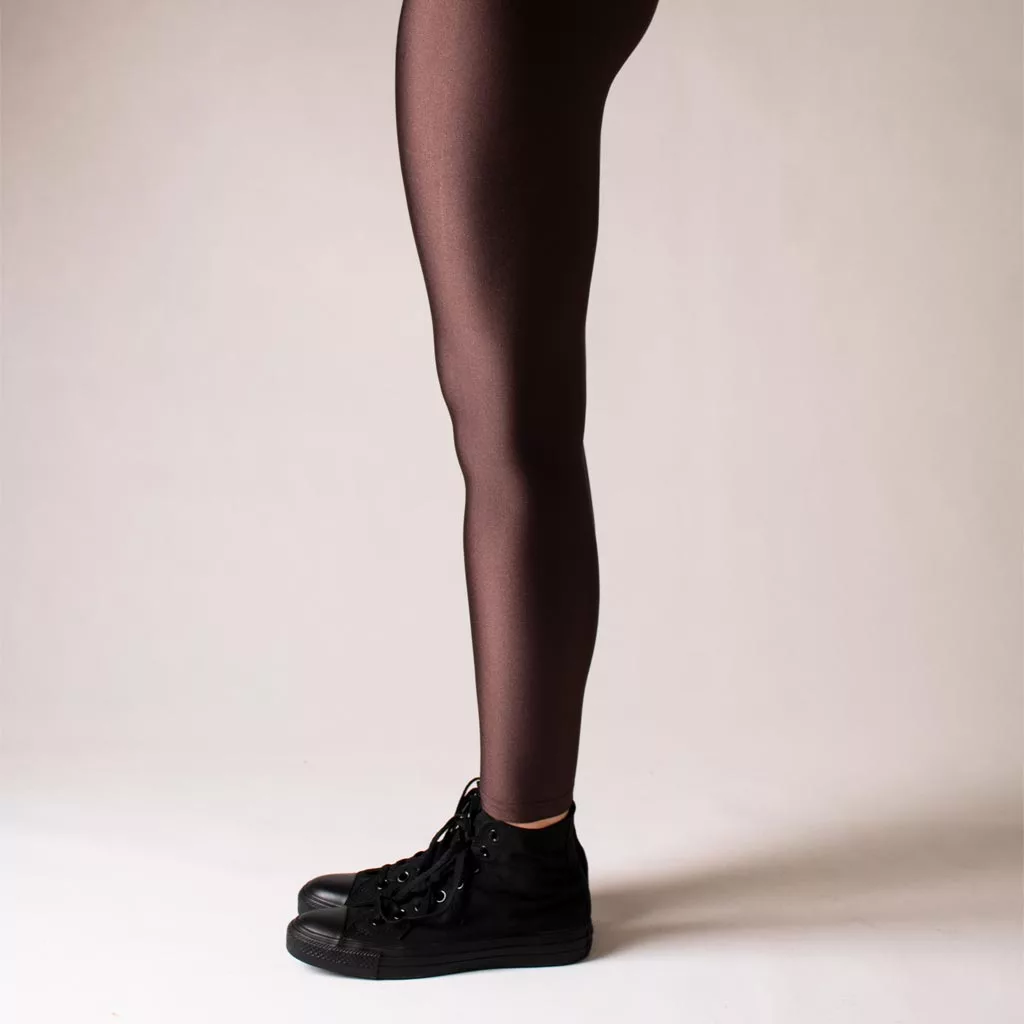 لگ دیسکوتایت شکلاتی شاین آگی - Agi Disco Leggings Kahverengi
