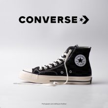 کتانی کانورس آل استار - Converse Kith X Chuck 70 High Black Monogram