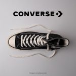 کتانی کانورس آل استار – Converse Kith X Chuck 70 High Black Monogram