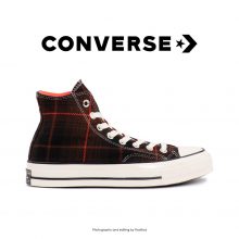 کانورس آل استار - Converse Plaid Chuck 70 Black/Bright/Crimson Egret