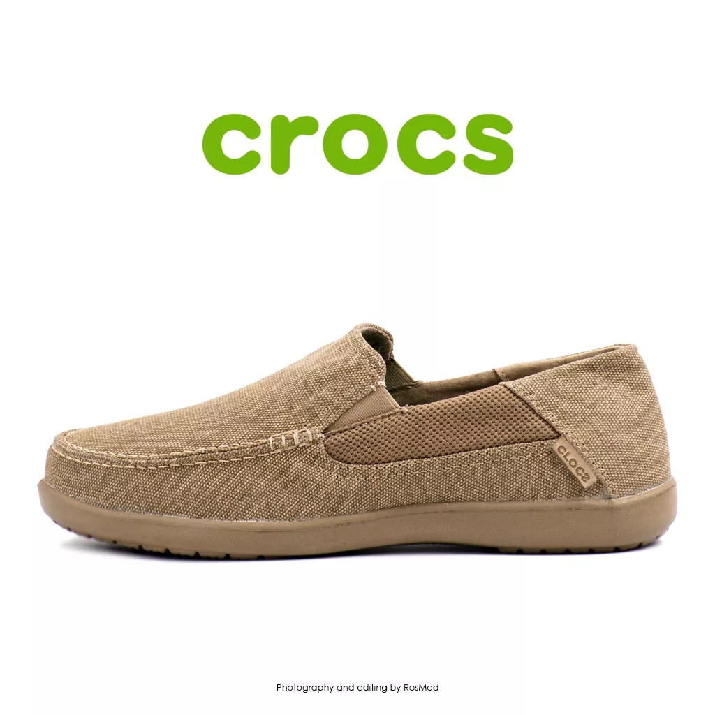 لوفر مردانه کراکس - Crocs Santa Cruz 2 Luxe Khaki