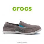 لوفر مردانه کراکس – Crocs Walu Accent Men Charcoal/Electric Blue