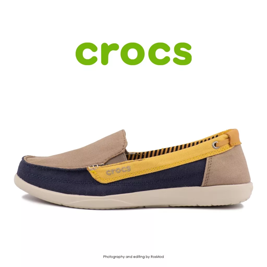 Crocs Walu Loafer Khaki Canary