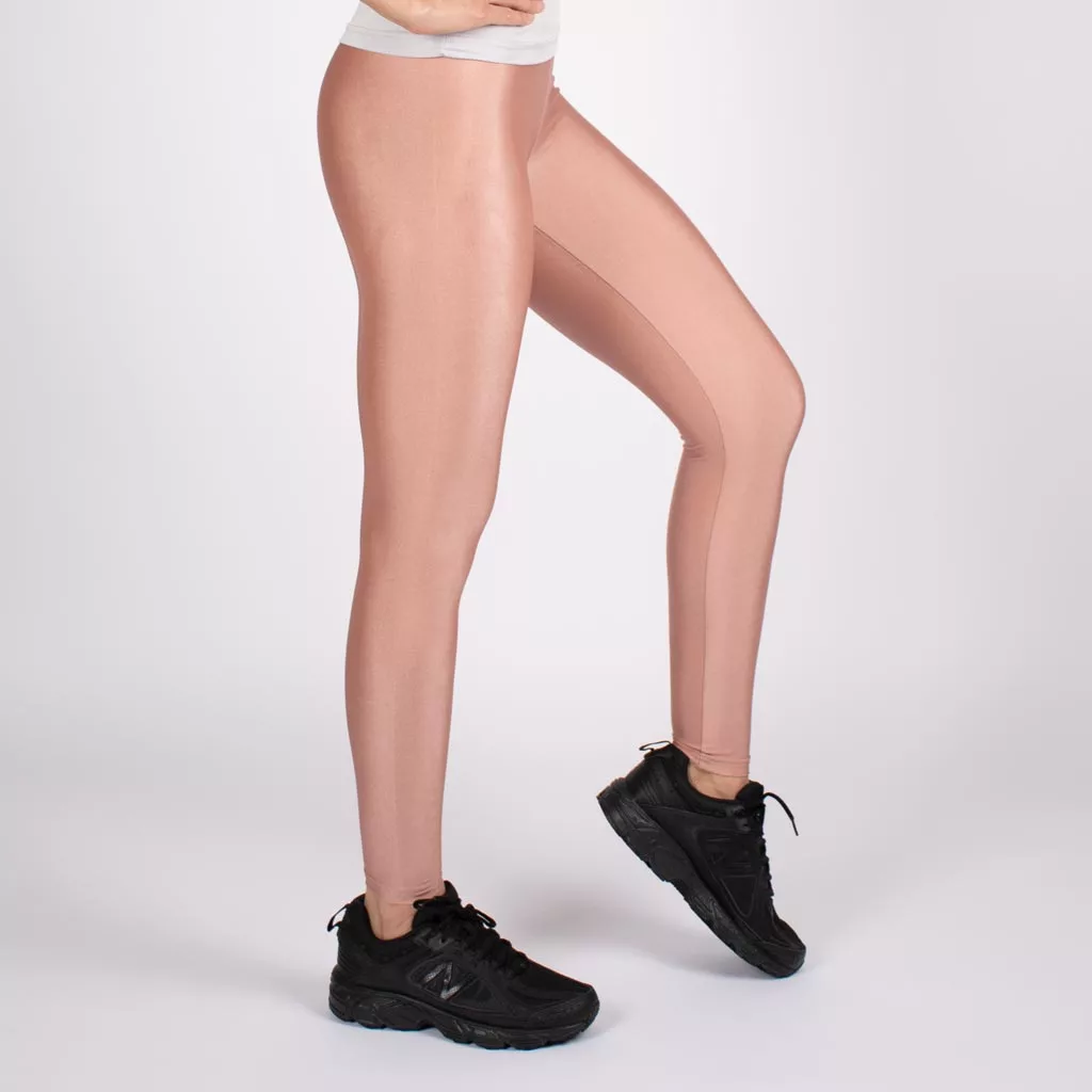 لگ دیسکوتایت کافی کریم - Agi Disco Leggings Coffee Cream