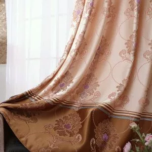 پرده از پارچه ژاکارد دمشقی