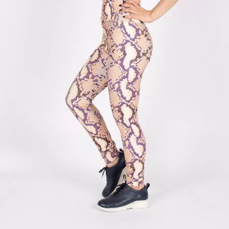 لگ اسلیم افکت پوست ماری 24604 - Agi Slim Effect Leggings Snakeskin Pattern