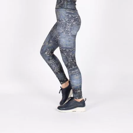 لگ اسلیم افکت فلورال 24606 - Agi Slim Effect Leggings Floral Pattern