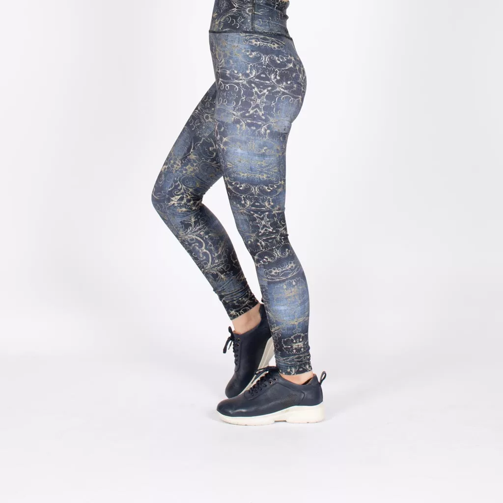 لگ اسلیم افکت فلورال 24606 - Agi Slim Effect Leggings Floral Pattern