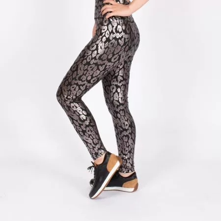 لگ اسلیم افکت پلنگی نقره کوب 24619 - Agi Slim Effect Leggings Leopard Pattern