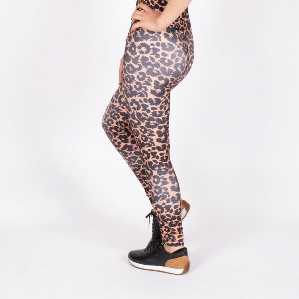لگ اسلیم افکت پلنگی 24623 - Agi Slim Effect Leggings Leopard Pattern