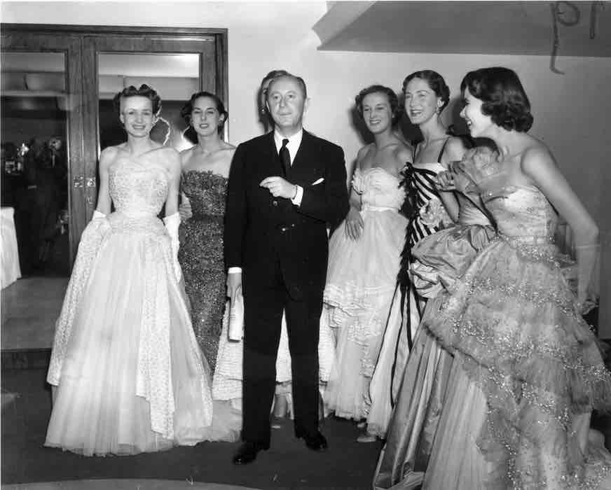 کریستین دیور و مدل‌ها ۱۹۵۰