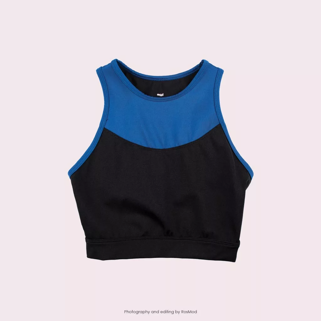 نیم تنه دیسکو شاین سیاه/استنفورد آگی - Agi Disco Sport Bra Siyah/Stanford 70203