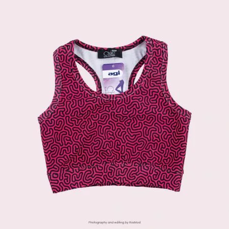 نیم تنه اسلیم طرح بومی آگی - Agi Slimming Sport Bra Native Pattern