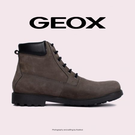 بوت - Geox Hiking Boots Rhadalf DK Grey