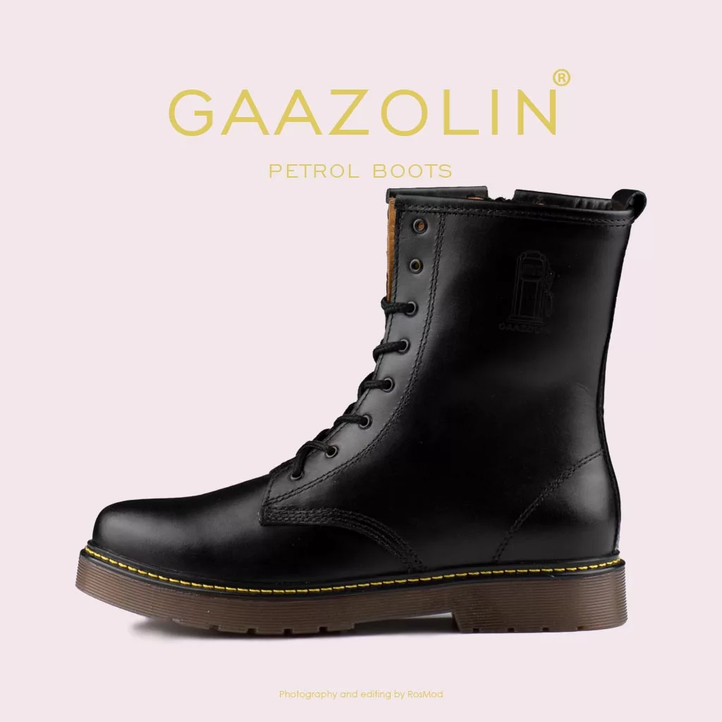 بوت پترول گازولین مشکی - GAAZOLIN Petrol Boots BLK