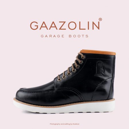 بوت گاراژ گازولین مشکی - GAAZOLIN Garage Boots BLK