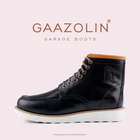 بوت گاراژ گازولین مشکی - GAAZOLIN Garage Boots BLK