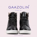 کتانی ساقدار دی جی گازولین مشکی لژ سفید – GAAZOLIN High DJ BLK WHT Sneakers