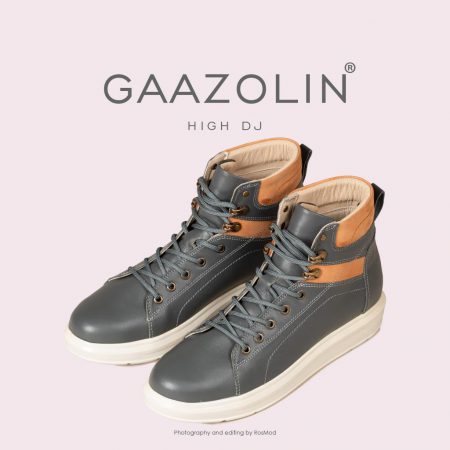 کتانی ساقدار دی جی گازولین طوسی - GAAZOLIN High DJ GRY Sneakers