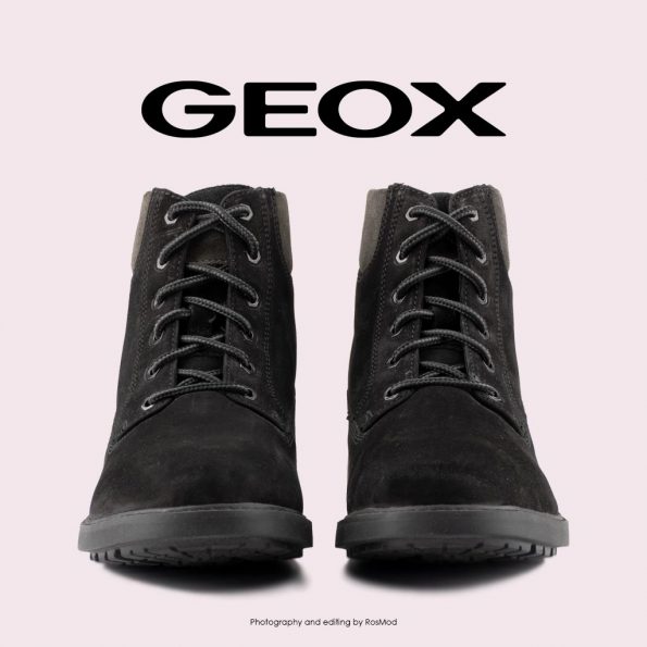 بوت - Geox Hiking Boots Norwolk Black