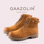 بوت راینو گازولین شتری – GAAZOLIN Rhino Boots Clove-dyed