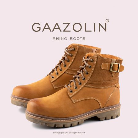بوت راینو گازولین شتری - GAAZOLIN Rhino Boots Clove-dyed