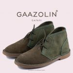 کفش صحرایی سافاری گازولین – GAAZOLIN Safari Veldskoen Shoes Gold Fusion/Green Tea