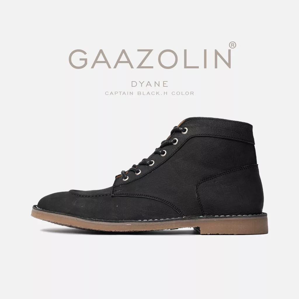 بوت ژیان گازولین زغالی - GAAZOLIN Dyane Boots Captain Black