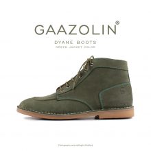 بوت ژیان گازولین ارتشی - GAAZOLIN Dyane Boots Green Jacket