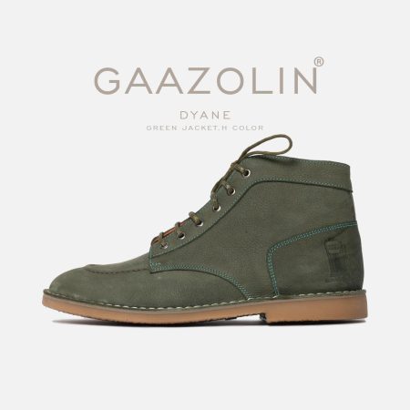 بوت ژیان گازولین ارتشی - GAAZOLIN Dyane Boots Green Jacket