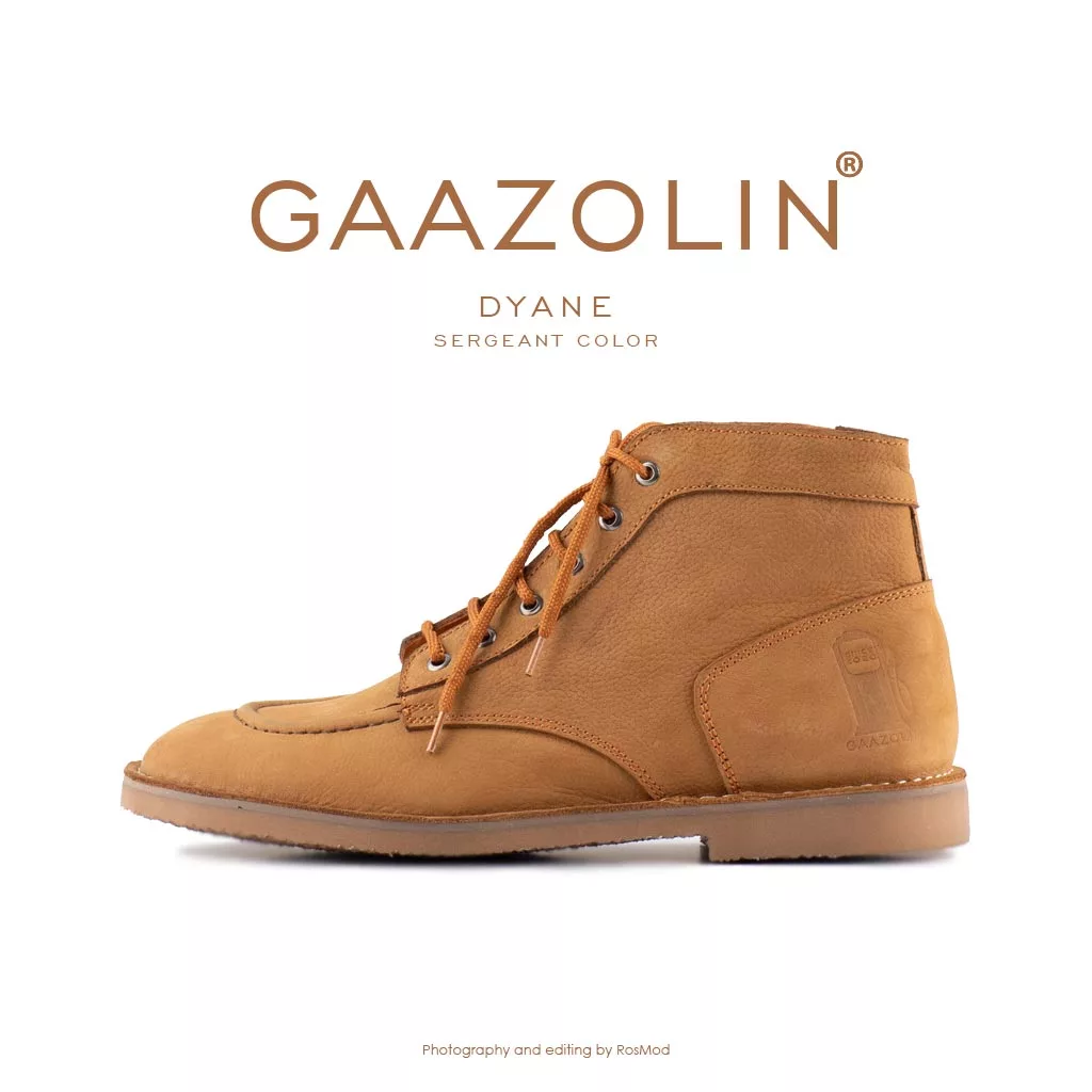 بوت ژیان گازولین نسکافه ای - GAAZOLIN Dyane Boots Sergeant