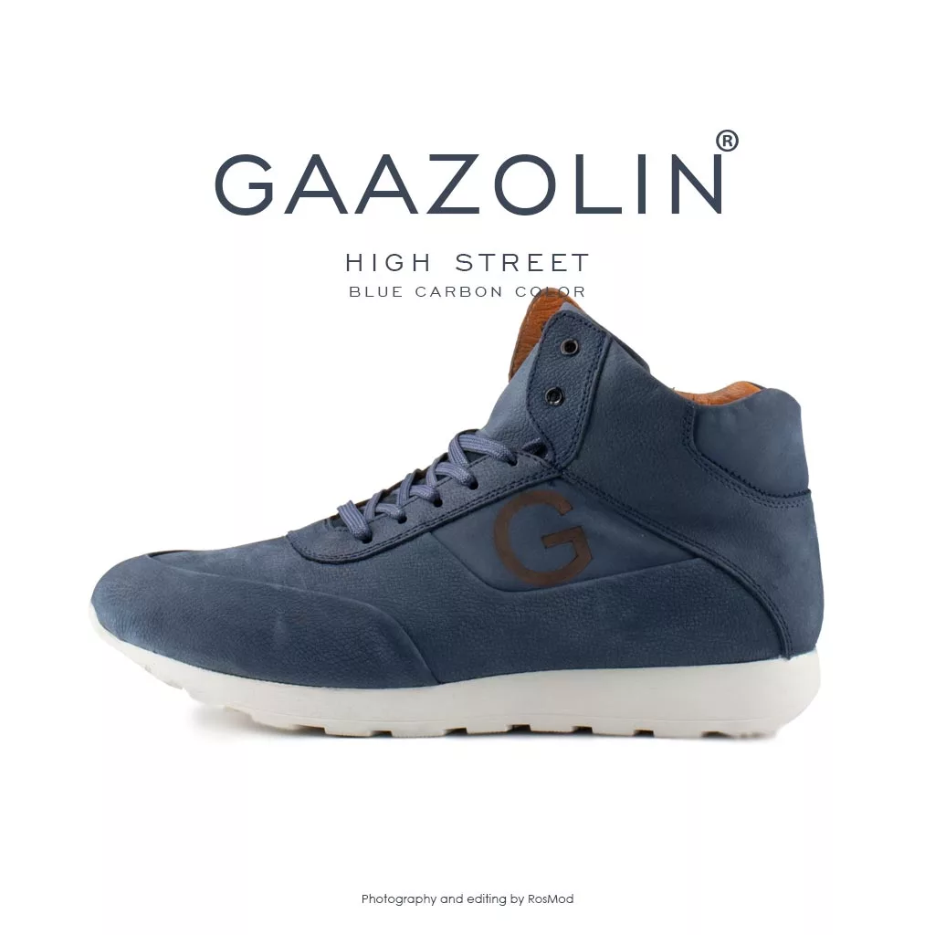 کتانی ساقدار استریت گازولین کربن آبی - GAAZOLIN High Street Blue Carbon