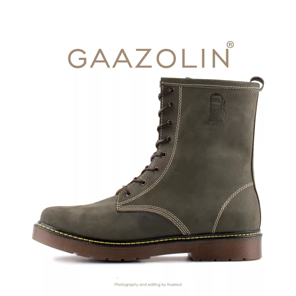 بوت پترولیوم گازولین زیتونی - GAAZOLIN Petroleum Boots Olive Land