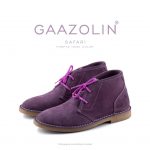 کفش صحرایی سافاری گازولین بنفش – GAAZOLIN Safari Veldskoen Shoes Purple Haze