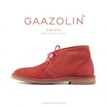 کفش صحرایی سافاری گازولین قرمز هورس - GAAZOLIN Safari Veldskoen Shoes Red Carpet