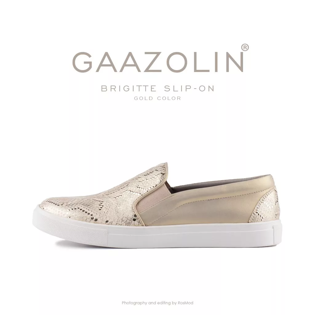 اسلیپ-آن بریژیت گازولین گلد - GAAZOLIN Brigitte Slip-on Gold Color
