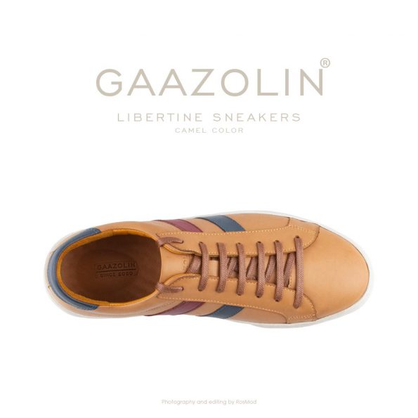 کتانی لیبرتین گازولین شتری - GAAZOLIN Libertine Sneakers Camel Color