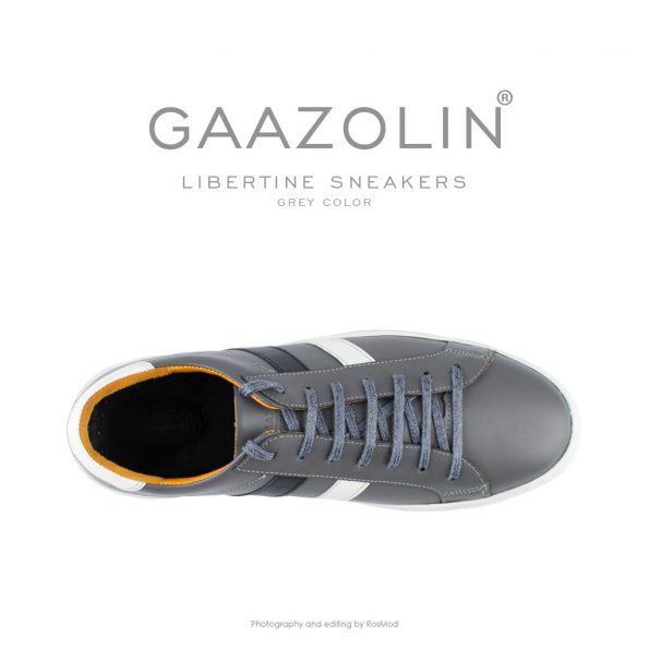 کتانی لیبرتین گازولین طوسی - GAAZOLIN Libertine Sneakers Grey Color