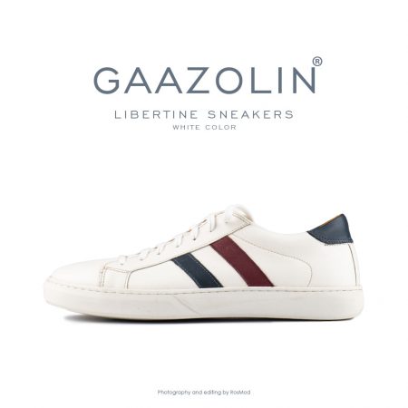 کتانی لیبرتین گازولین سفید - GAAZOLIN Libertine Sneakers White Color