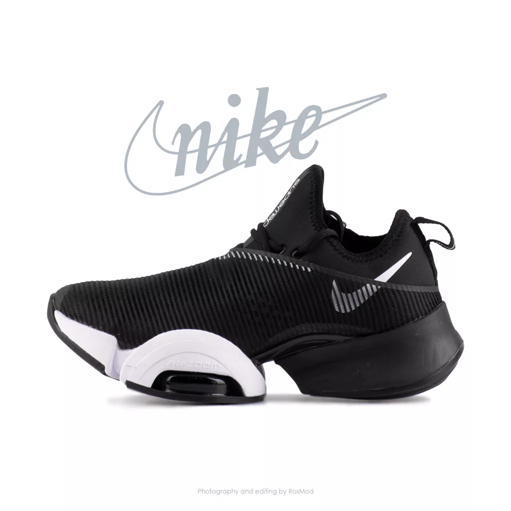کتانی پیاده روی زنانه نایکی سوپراپ مشکی - Nike Air Zoom Superrep Black White
