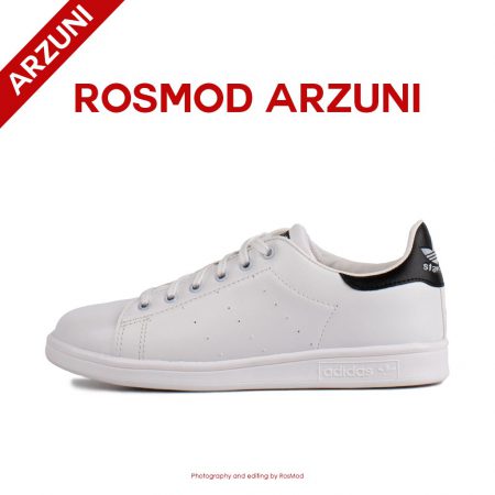کتانی آدیداس استن اسمیت سفید مشکی - Adidas Stan Smith White/Black