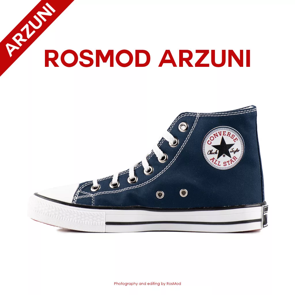 کتانی کانورس آل استار ساقدار سرمه ای - Converse All Star High Navy Blue
